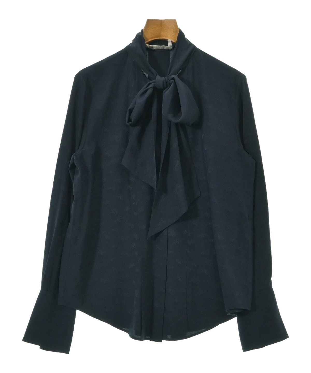 Chloe（クロエ）ブラウス 紺 サイズ:36(XS位) レディース