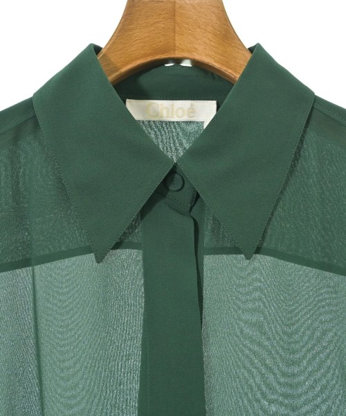 Chloe（クロエ）ブラウス 緑 サイズ:36(XS位) レディース/2200657517113