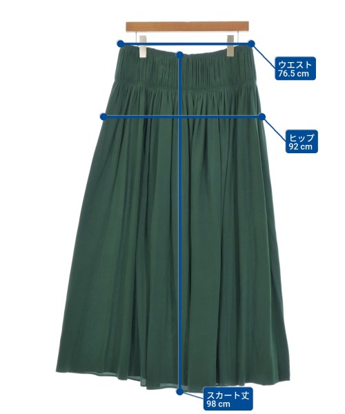 Chloe（クロエ）ロング・マキシ丈スカート 緑 サイズ:40(M位) レディース/2200657517120