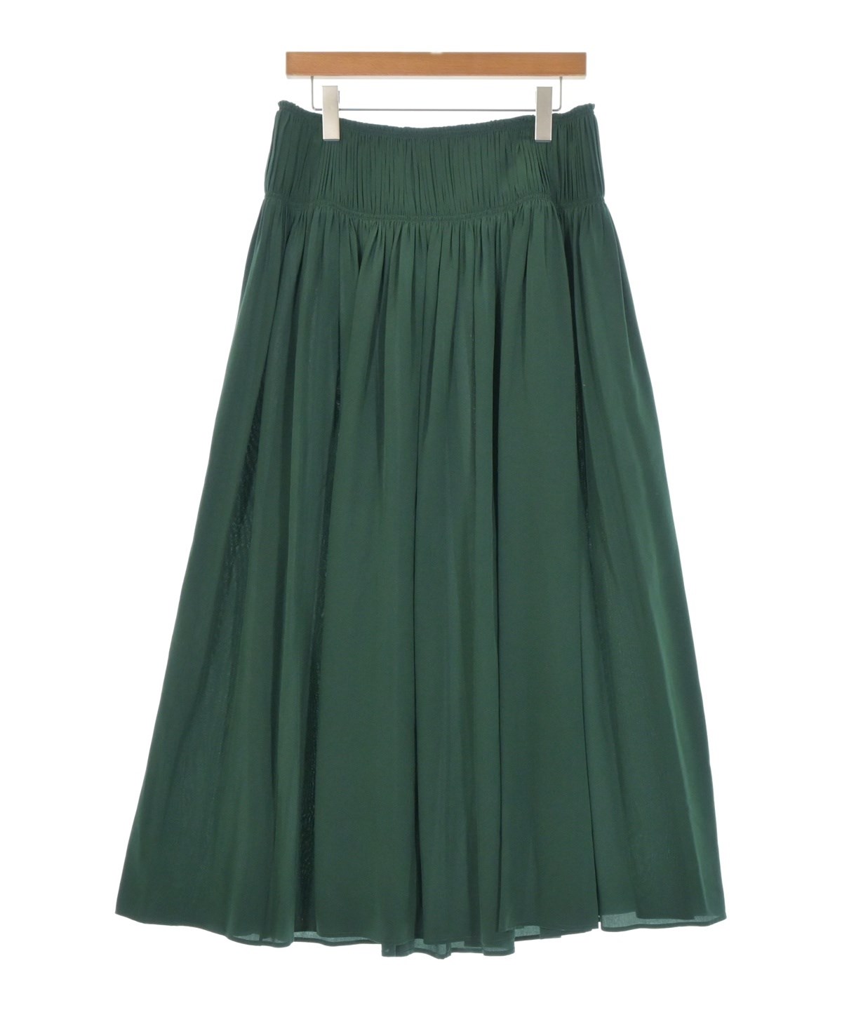 Chloe ロングスカート 38 シルクモスリン製フルイドマキシスカート 黒 - Chloé