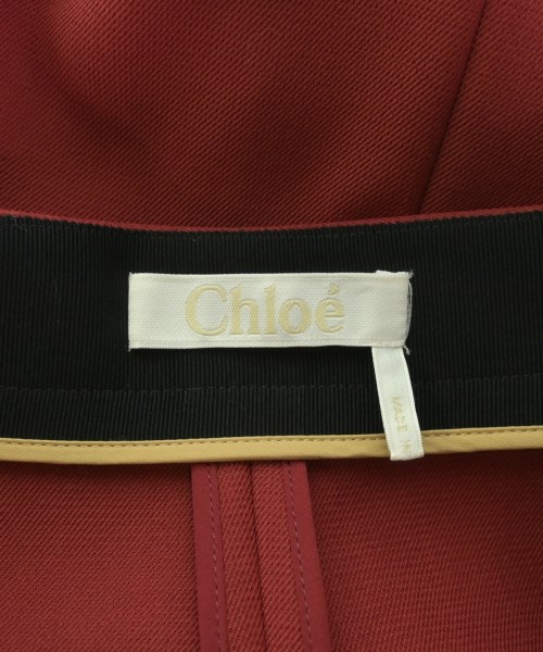 Chloe（クロエ）ひざ丈スカート 赤 サイズ:38(S位) レディース/2200712735032