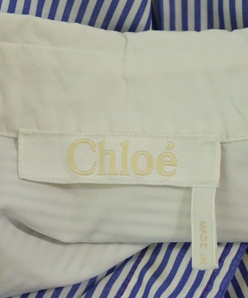 Chloe（クロエ）シャツワンピース 青 サイズ:34(XXS位) レディース/2200715765067
