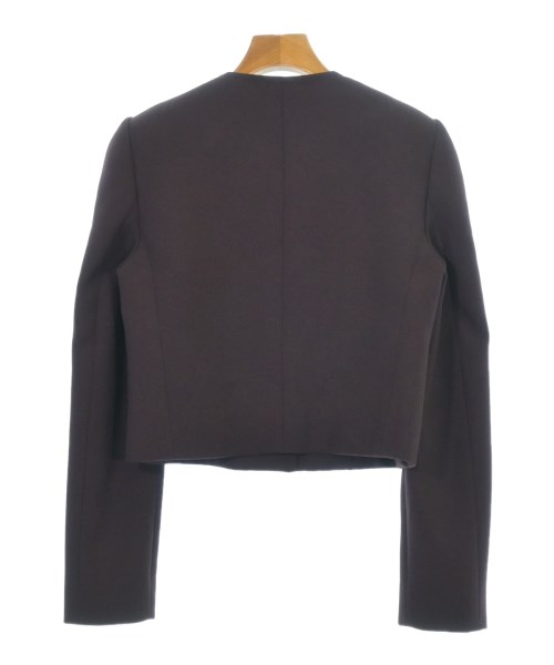 Chloe（クロエ）ノーカラージャケット 茶 サイズ:34(XXS位) レディース/2200716525011