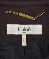 Chloe（クロエ）ノーカラージャケット 茶 サイズ:34(XXS位) レディース/2200716525011
