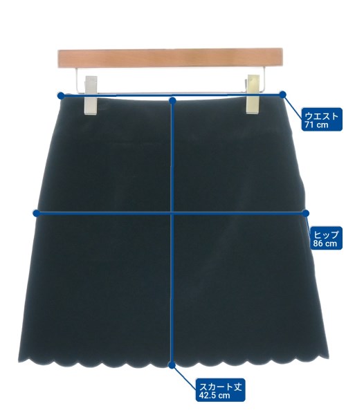 Chloe（クロエ）ミニスカート 黒 サイズ:34(XXS位) レディース/2200716525035