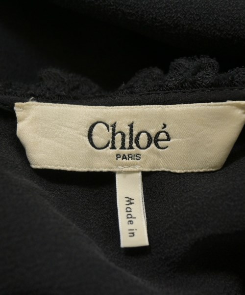 Chloe（クロエ）ブラウス 黒 サイズ:34(XXS位) レディース/2200716525059