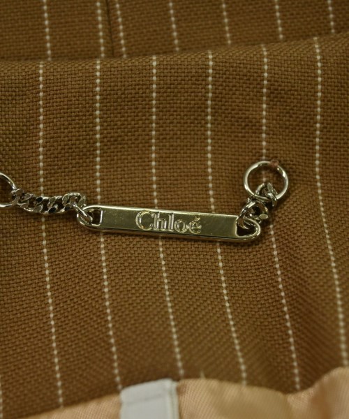 Chloe（クロエ）ノーカラージャケット ベージュ サイズ:34(XS位) レディース/2200717402120