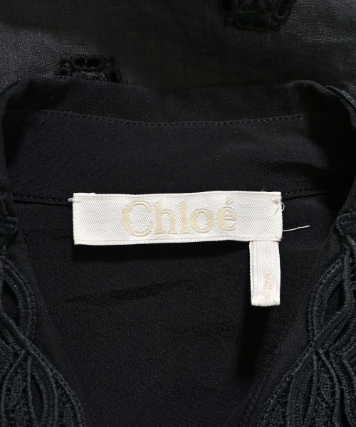 Chloe（クロエ）カジュアルシャツ 黒 サイズ:36(XS位) レディース/2200718509064