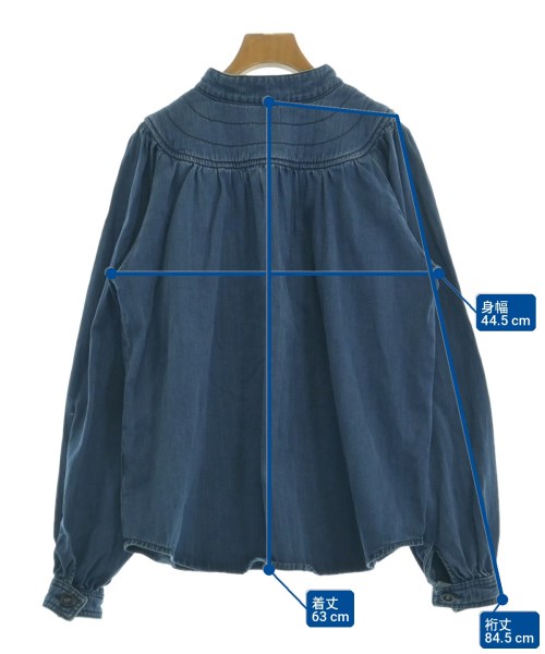 Chloe（クロエ）ブラウス 紺 サイズ:36(XS位) レディース/2200714397023