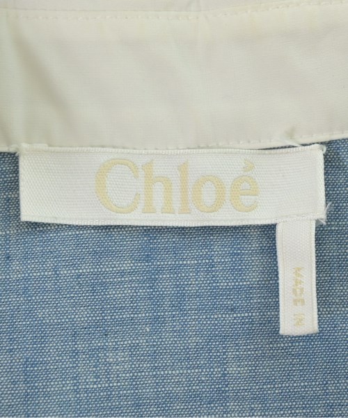 Chloe（クロエ）カジュアルシャツ 青 サイズ:34(XXS位) レディース/2200646701028