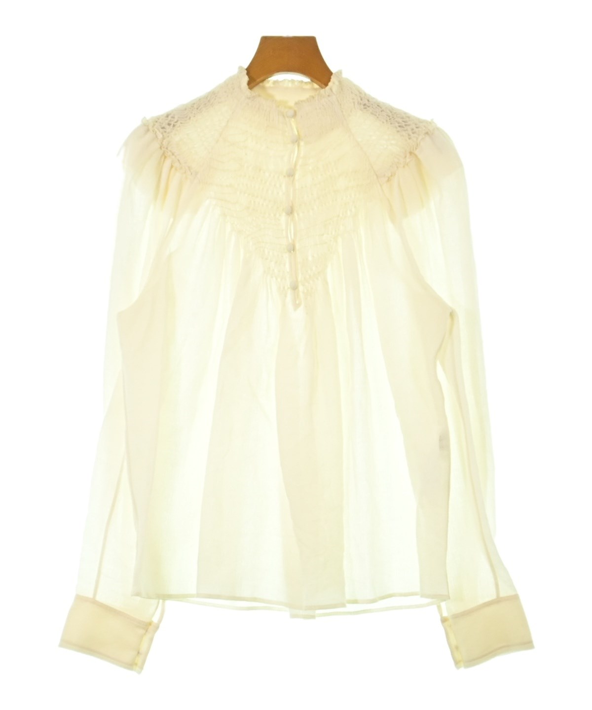 Chloe（クロエ）ブラウス 白 サイズ:36(XS位) レディース