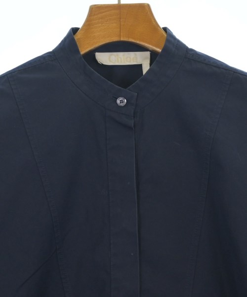 Chloe（クロエ）ブラウス 紺 サイズ:34(XXS位) レディース/2200640876173