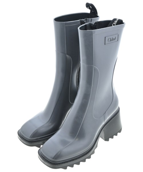 Chloe(クロエ)ブーツ グレー サイズ:EU35(21.5cm位)/2200649221011