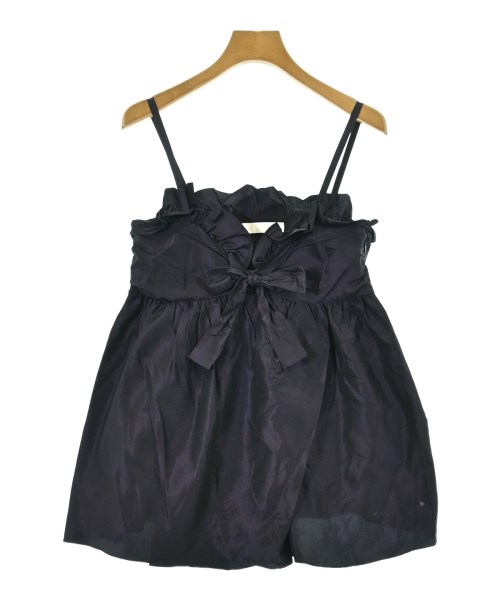 Chloe(クロエ)ブラウス 紺 サイズ:34(XXS位)/2200702286087