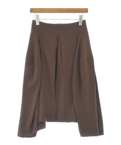 Chloe（クロエ）ひざ丈スカート 茶 サイズ:34(XXS位) レディース/2200703501127