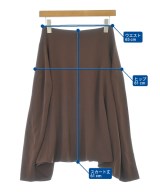 Chloe（クロエ）ひざ丈スカート 茶 サイズ:34(XXS位) レディース/2200703501127