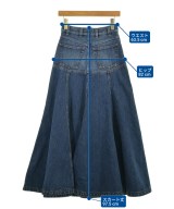 Chloe（クロエ）ロング・マキシ丈スカート 青 サイズ:34(XXS位) レディース/2200704281011