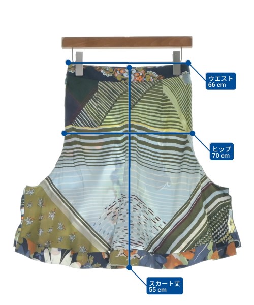 Chloe（クロエ）ミニスカート その他（柄物・カラフル） サイズ:34(XXS位) レディース/2200705599535