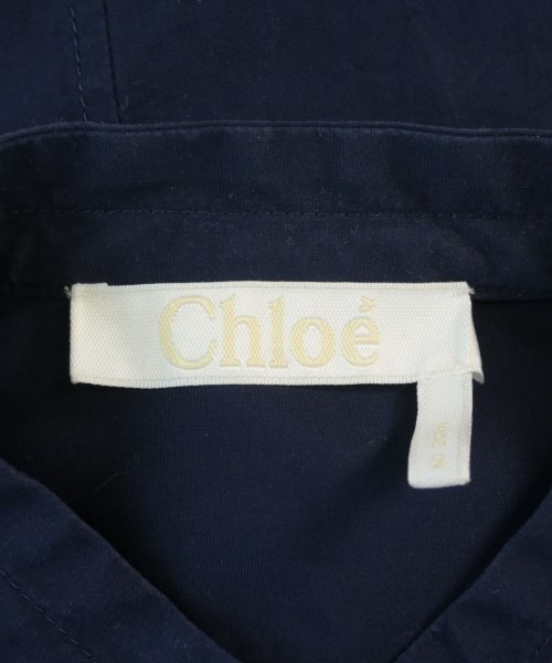 Chloe（クロエ）カジュアルシャツ 紺 サイズ:34(XXS位) レディース/2200705697088