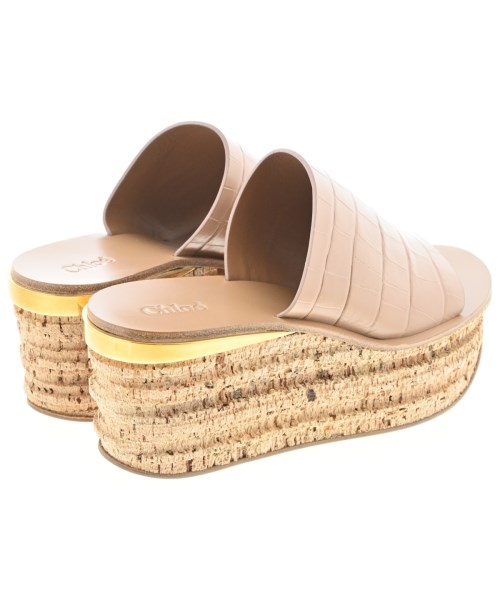 Chloe（クロエ）サンダル ベージュ サイズ:EU37(23.5cm位) レディース/2200706870688