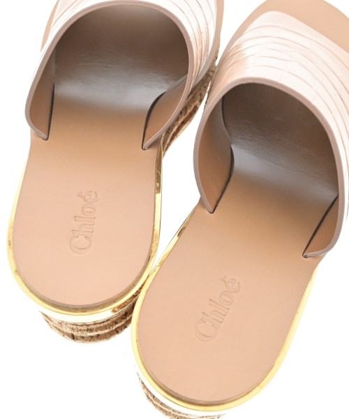 Chloe（クロエ）サンダル ベージュ サイズ:EU37(23.5cm位) レディース/2200706870688