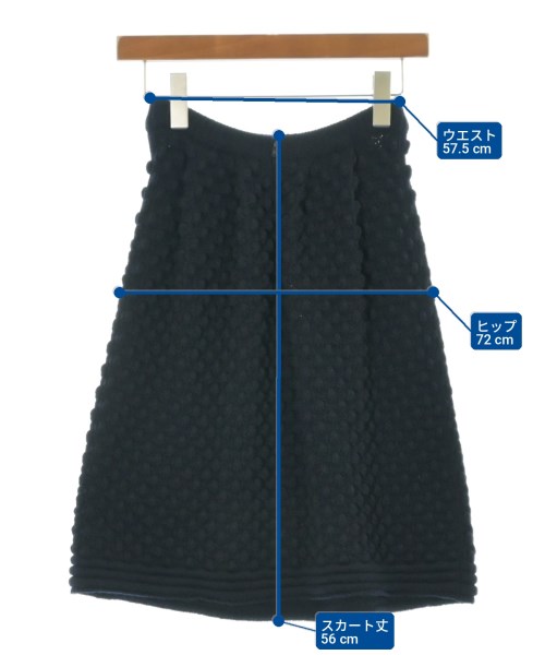 Chloe（クロエ）ひざ丈スカート 黒 サイズ:XS レディース/2200707138992