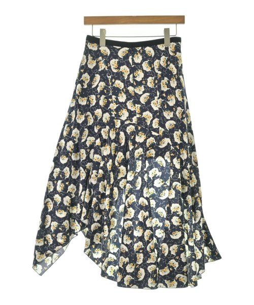 Chloe（クロエ）ひざ丈スカート 紺 サイズ:36(XS位) レディース/2200662955092