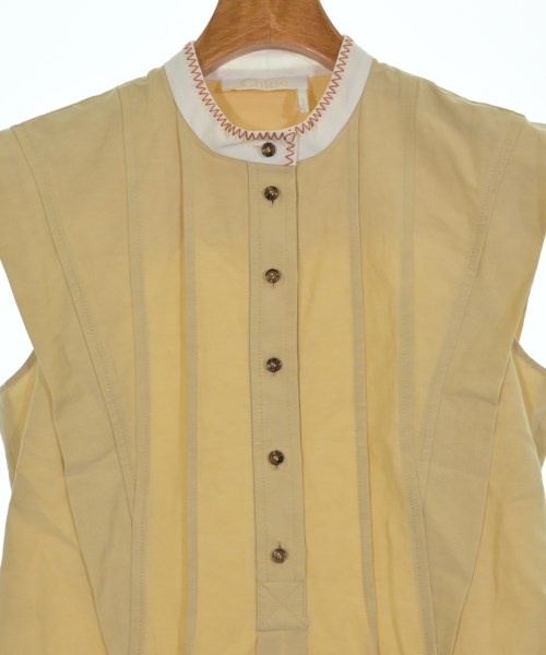 Chloe（クロエ）シャツワンピース ベージュ サイズ:34(XXS位) レディース/2200658006012