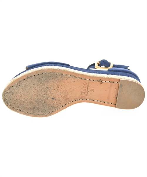 Chloe（クロエ）サンダル 紺 サイズ:EU36(22.5cm位) レディース/2200661572047