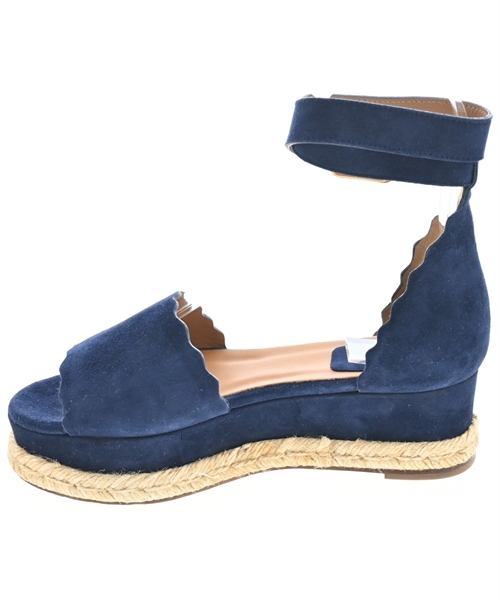 Chloe（クロエ）サンダル 紺 サイズ:EU36(22.5cm位) レディース/2200661572047
