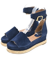 Chloe（クロエ）サンダル 紺 サイズ:EU36(22.5cm位) レディース/2200661572047