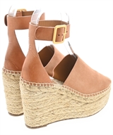 Chloe（クロエ）サンダル 茶 サイズ:EU35(21.5cm位) レディース/2200661572122