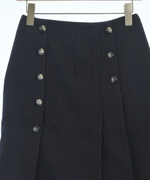 Chloe（クロエ）ひざ丈スカート 紺 サイズ:34(XXS位) レディース/2200661572207