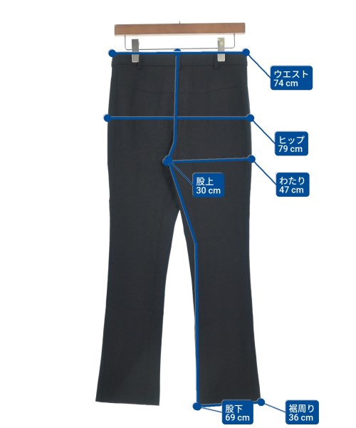 Chloe（クロエ）スラックス 黒 サイズ:34(XXS位) レディース/2200661572283