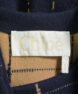 Chloe（クロエ）ノーカラージャケット 紺 サイズ:XS レディース/2200661572597
