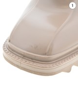 Chloe（クロエ）レインシューズ ベージュ サイズ:EU36(22.5cm位) レディース/2200664701031