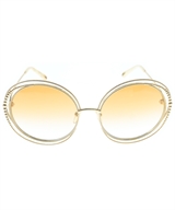 Chloe（クロエ）サングラス ゴールド サイズ:- レディース/2200665354038