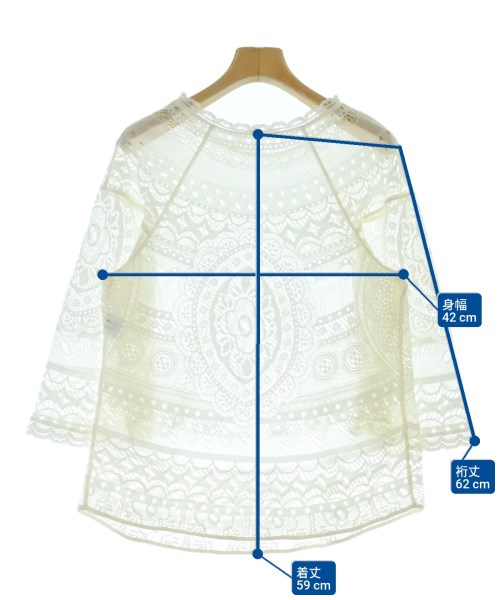 Chloe（クロエ）ブラウス 白 サイズ:34(XXS位) レディース/2200665818554