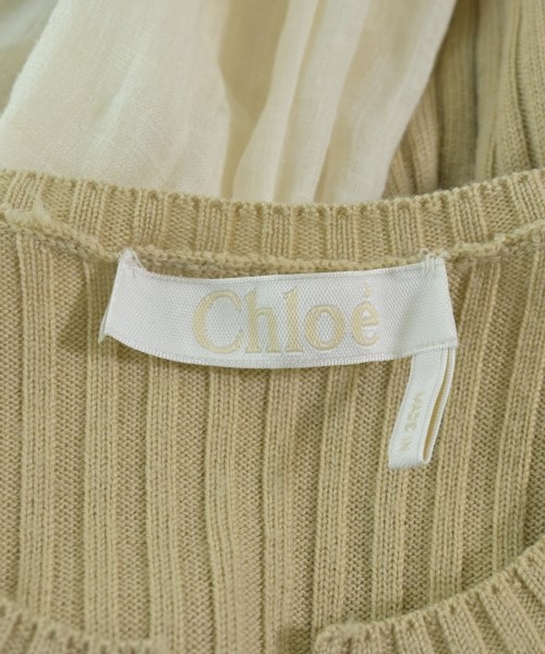 Chloe（クロエ）ワンピース ベージュ サイズ:34(XXS位) レディース/2200665818615