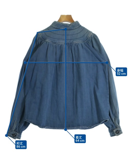 Chloe（クロエ）ブラウス 青 サイズ:34(XXS位) レディース/2200669670127