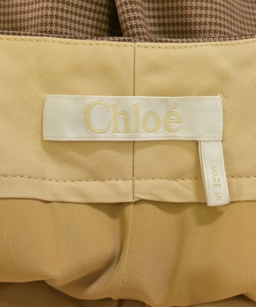 Chloe（クロエ）スラックス 茶 サイズ:34(XXS位) レディース/2200733700019