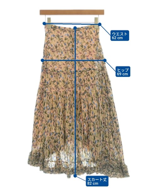 Chloe（クロエ）ロング・マキシ丈スカート ピンク サイズ:36(XS位) レディース/2200723558019