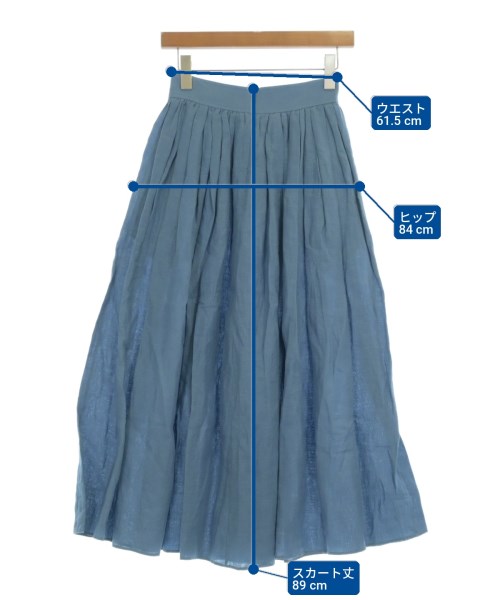 Chloe（クロエ）ロング・マキシ丈スカート 青 サイズ:34(XXS位) レディース/2200729084024