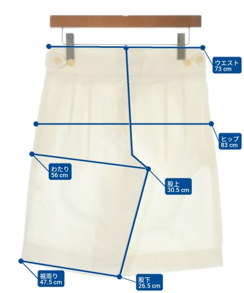 Chloe（クロエ）ショートパンツ 白 サイズ:36(XS位) レディース/2200729098076