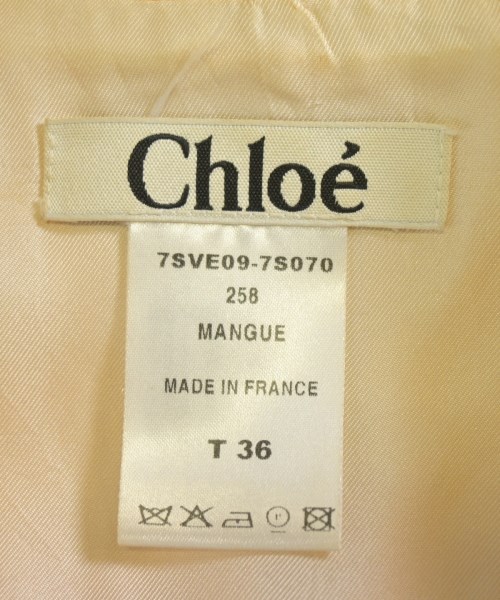 Chloe（クロエ）カジュアルジャケット オレンジ サイズ:36(XS位) レディース/2200683006018