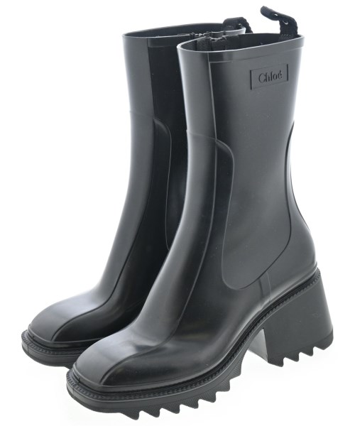 Chloe(クロエ)ブーツ 黒 サイズ:EU38(24.5cm位)/2200683610215