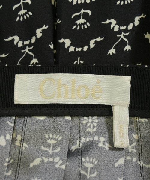 Chloe（クロエ）ひざ丈スカート 黒 サイズ:34(XXS位) レディース/2200684581125