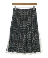 Chloe（クロエ）ひざ丈スカート 黒 サイズ:34(XXS位) レディース/2200684581125