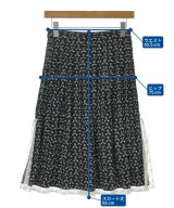 Chloe（クロエ）ひざ丈スカート 黒 サイズ:34(XXS位) レディース/2200684581125