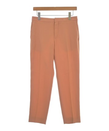 00s FRANCE製 Chloe ツータックスラックス　カシミア混　極太 Chloe（クロエ）スラックス オレンジ サイズ:36(XS位) レディース